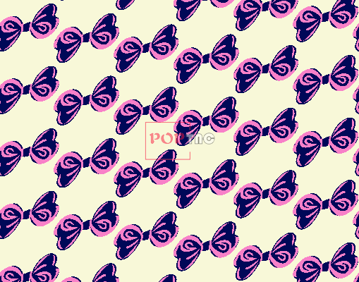 卡通蝴蝶结金昌印花图案服装纺纺织水印数码印花花型素材