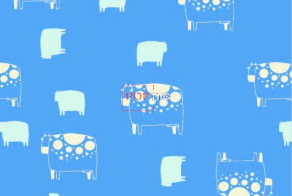 几何图案奶牛印花服装纺织数码印花花型素材