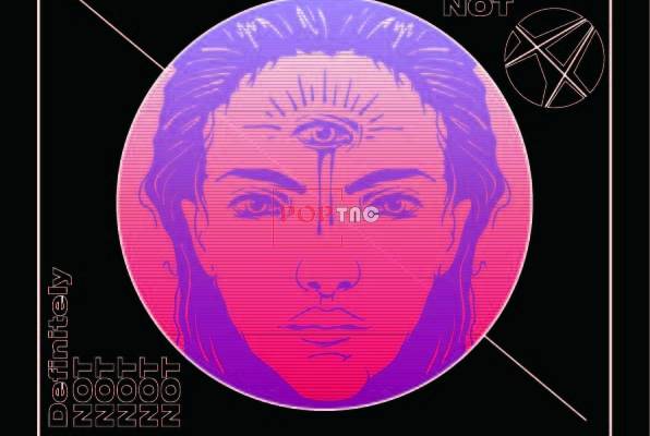 女士人物字母线条印花图案服装裁片T恤卫衣烫图印花花型素材