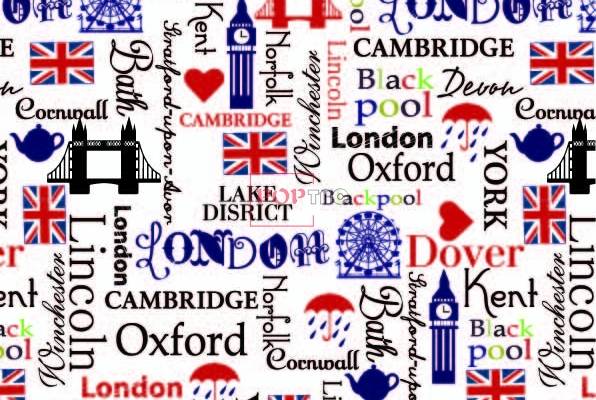 字母爱心伦敦塔印花图案服装纺织数码印花花型素材