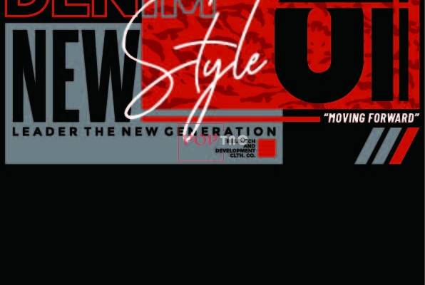 字母印花图案服装裁片T恤卫衣烫图印花花型素材