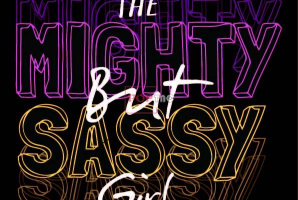 霓虹字母涂鸦印花图案服装裁片T恤卫衣烫图印花花型素材