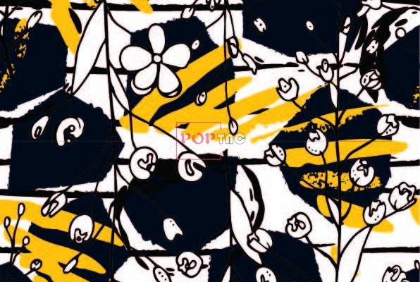 植物叶子拼接印花图案服装纺织数码印花花型素材