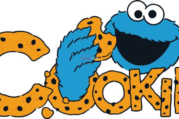 卡通动漫芝麻街字母cookie印花图案服装裁片T恤卫衣烫图印花花型素材