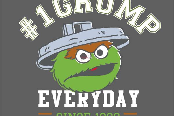 卡通动漫芝麻街字母印花图案服装裁片T恤卫衣烫图印花花型素材