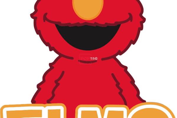 卡通动漫芝麻街字母印花图案服装裁片T恤卫衣烫图印花花型素材