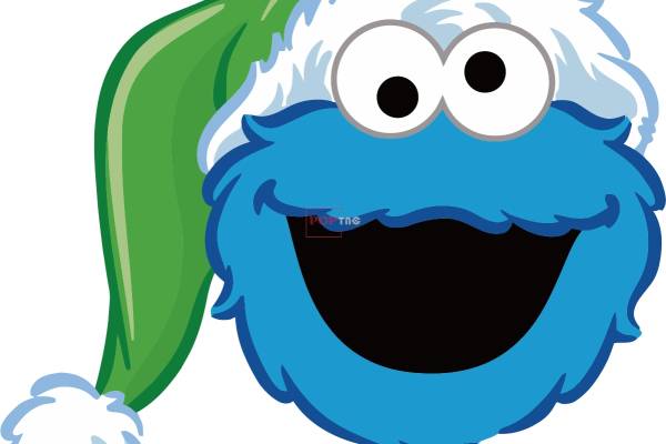 卡通动漫芝麻街印花图案服装裁片T恤卫衣烫图印花花型素材