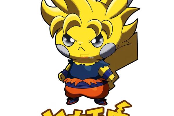 卡通动漫恶搞皮卡丘潮流T恤印花