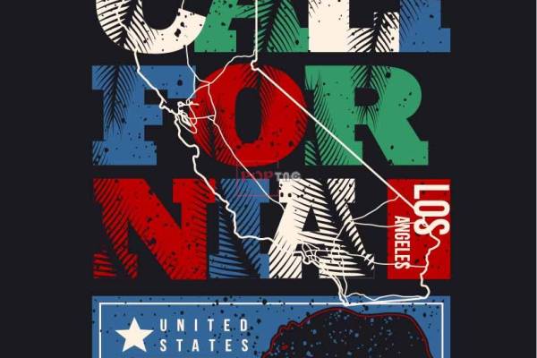 动物熊字母印花图案服装裁片T恤卫衣烫图印花花型素材