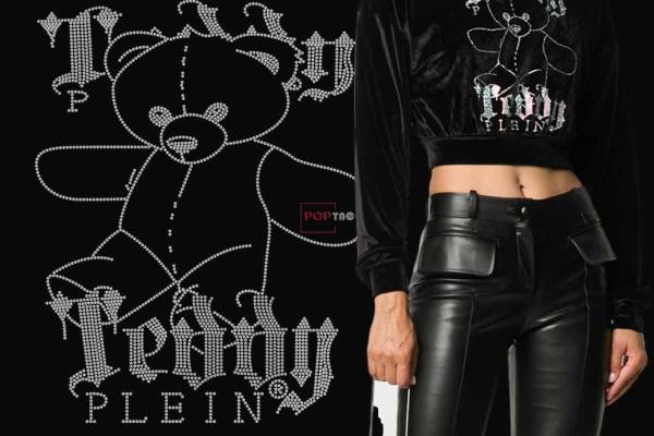 卡通动物潮牌熊印花图案服装裁片T恤卫衣烫图印花花型素材