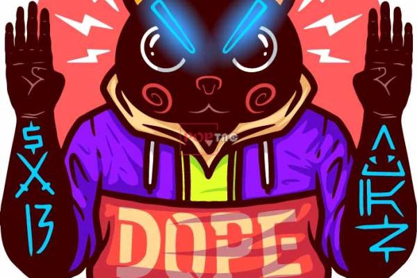 卡通动物潮牌熊印花图案服装裁片T恤卫衣烫图印花花型素材