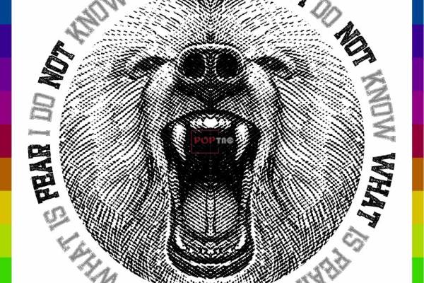 卡通动物熊哥字母印花图案服装裁片T恤卫衣烫图印花花型素材