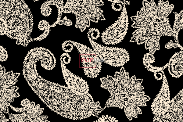 几何腰果印花服装纺织面料水印数码印花金昌花型素材