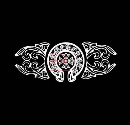 几何图案十字花纹印花服装裁片T恤卫衣烫图印花花型素材