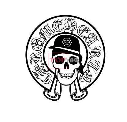 几何字母图案骷髅头潮牌印花服装裁片T恤卫衣烫图印花花型素材