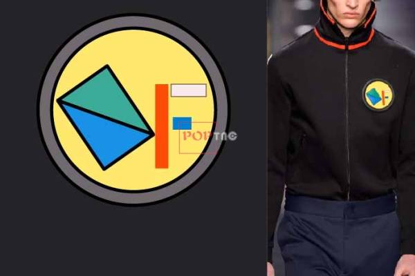 几何潮牌印花图案服装裁片T恤卫衣烫图印花花型素材