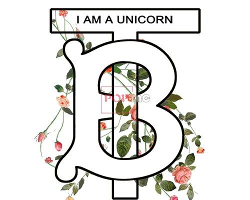 潮牌字母Burberry玫瑰花朵印花图案服装裁片T恤卫衣烫图印花花型素材