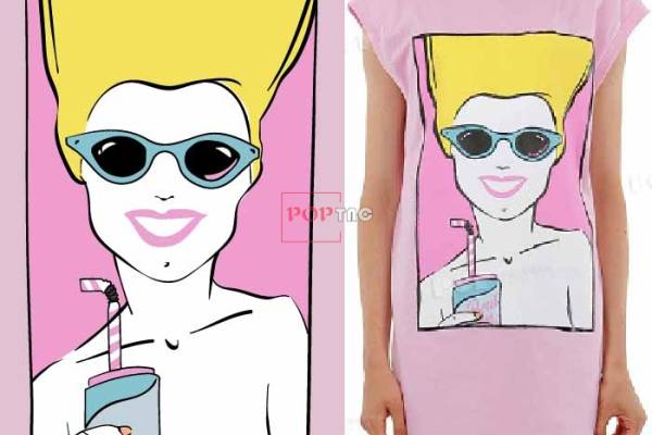 卡通人物印花图案服装裁片T恤卫衣烫图印花花型素材