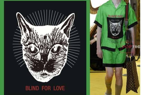 几何抽象猫咪图案印花服装裁片T恤卫衣烫图印花花型素材