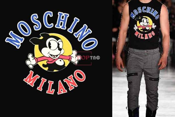 卡通动物字母MOSCHINO印花图案服装裁片T恤卫衣烫图印花花型素材