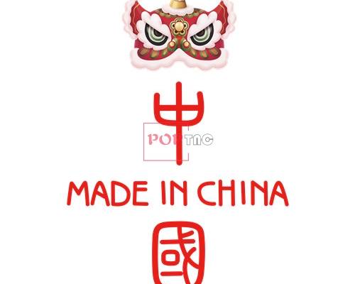 中国风花纹舞狮印花图案服装裁片T恤卫衣烫图印花花型素材