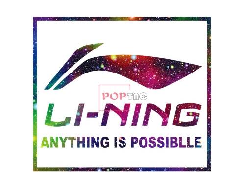 中国李宁系列印花图案服装裁片T恤卫衣烫图印花花型素材