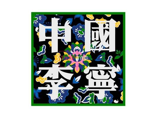 几何花纹中国李宁印花图案服装裁片T恤卫衣烫图印花花型素材