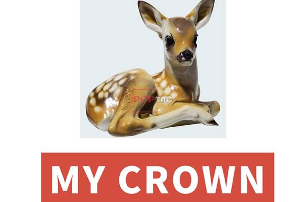 动物梅花鹿字母印花图案服装裁片T恤卫衣烫图印花花型素材