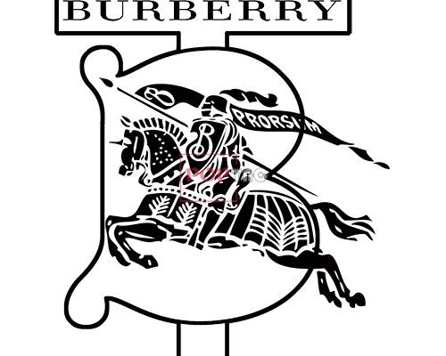 潮牌BURBERRY印花图案服装裁片T恤卫衣烫图印花花型素材
