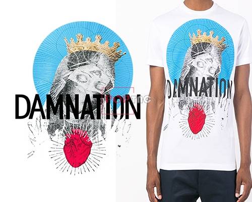 几何人物字母印花图案服装裁片T恤卫衣烫图印花花型素材