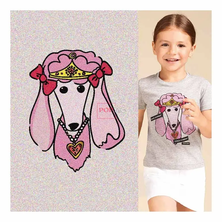 卡通动物印花图案服装裁片T恤卫衣烫图印花花型素材