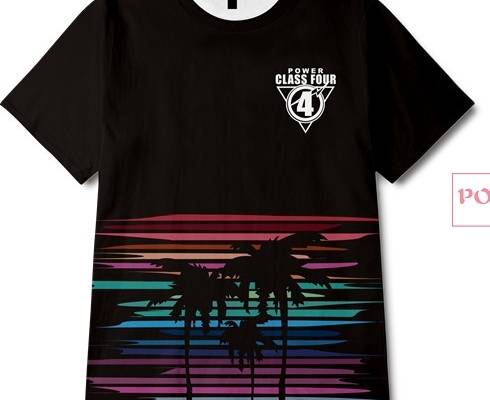 几何图案椰树印花服装裁片T恤烫图印花花型素材