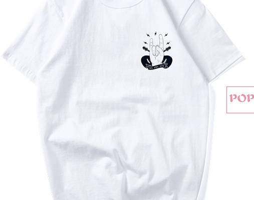 几何图案字母手掌印花图案服装裁片T恤卫衣烫图印花花型素材