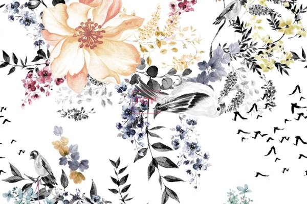 女装花型花卉制版图案设计