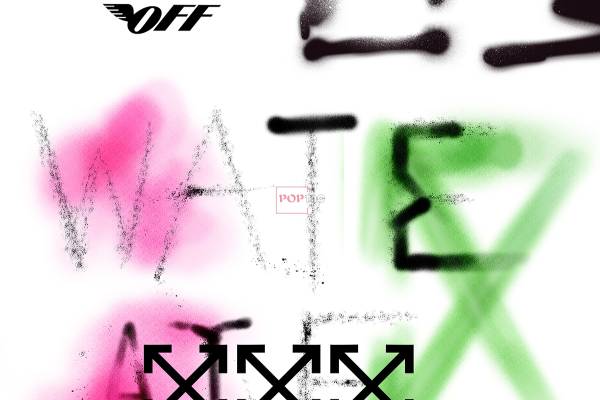 Off-White数字字母涂鸦印花图案服装裁片T恤卫衣烫图印花花型素材