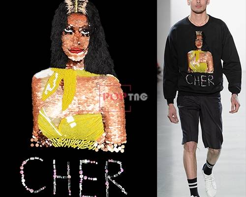 亮片风女士人物字母印花图案服装裁片T恤卫衣烫图印花花型素材