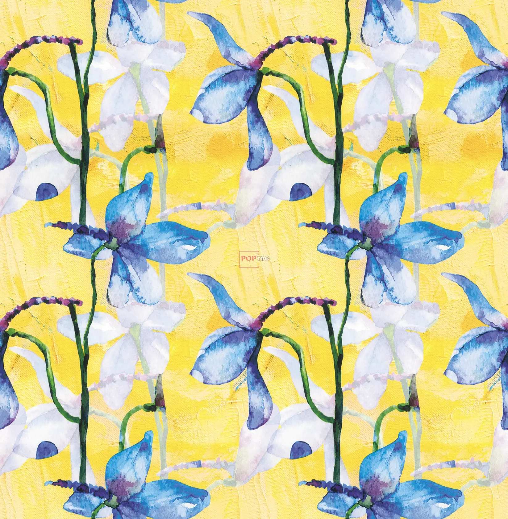 中老年多彩植物花卉拼接印花图案服装纺织数码印花花型素材小清新妈妈装