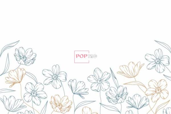 几何手绘花卉矢量图服装印花花型素材免抠图