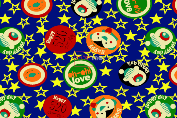 几何卡通图案五角星字母印花图案服装纺织数码印花花型素材