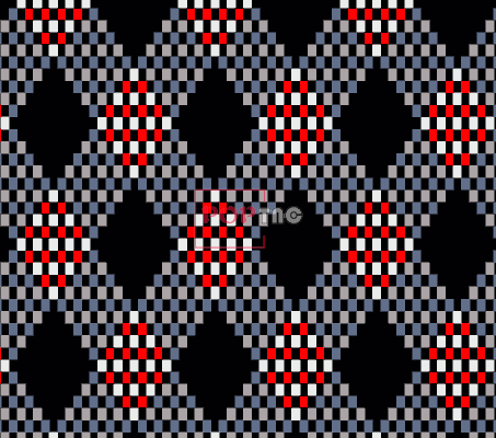 几何菱形拼接印花图案服装纺织水印数码印花花型素材