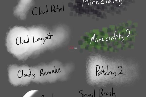 14种免费漫画工作室专用的 clip studio paint 绘画软件笔刷素材（非PS笔刷，CSP画笔）