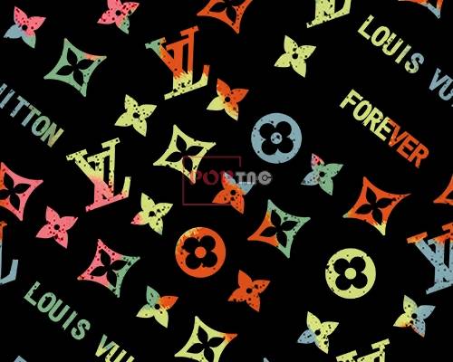 植物花朵LV花纹印花图案服装纺织数码印花花型素材