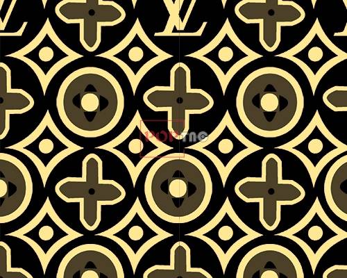 复古LV花纹印花图案服装纺织数码印花花型素材