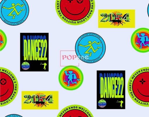 几何图案字母数字印花服装纺织数码印花花型素材