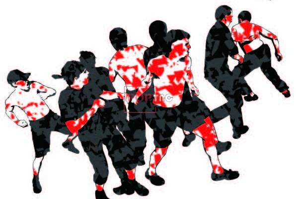 人物运动员字母印花图案服装裁片T恤卫衣烫图印花花型素材