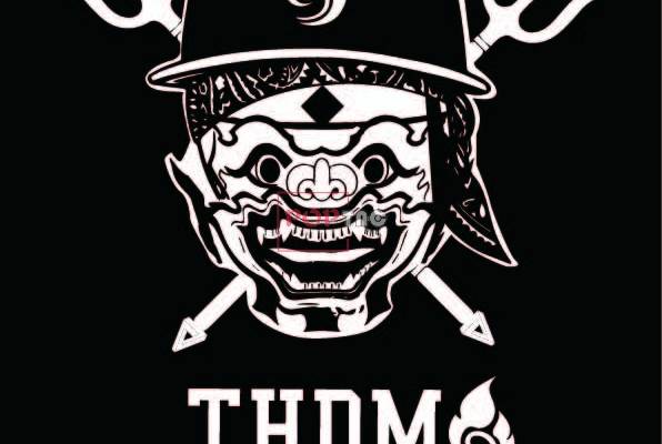 抽象骷髅头字母印花图案服装裁片T恤卫衣烫图印花花型素材