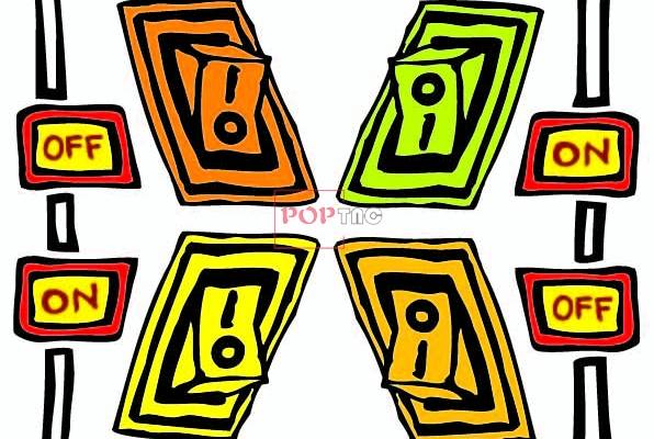 开关按钮几何图案字母印花服装裁片T恤卫衣烫图印花花型素材