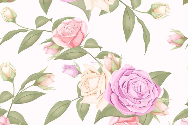 植物牡丹花卉印花图案服装纺织数码印花花型素材