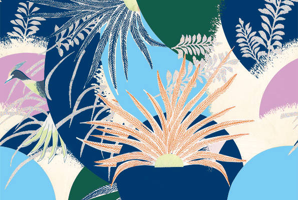 几何图案动物羽毛印花图案服装纺织数码印花花型素材