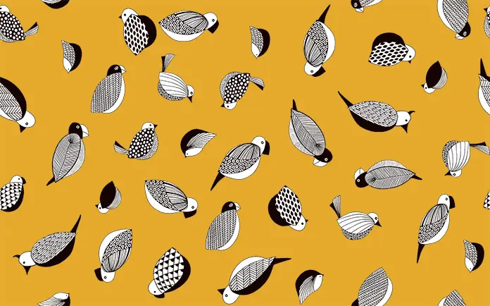 动物飞鸟印花图案服装纺织数码印花花型素材